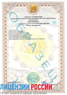 Образец сертификата соответствия (приложение) Добрянка Сертификат OHSAS 18001